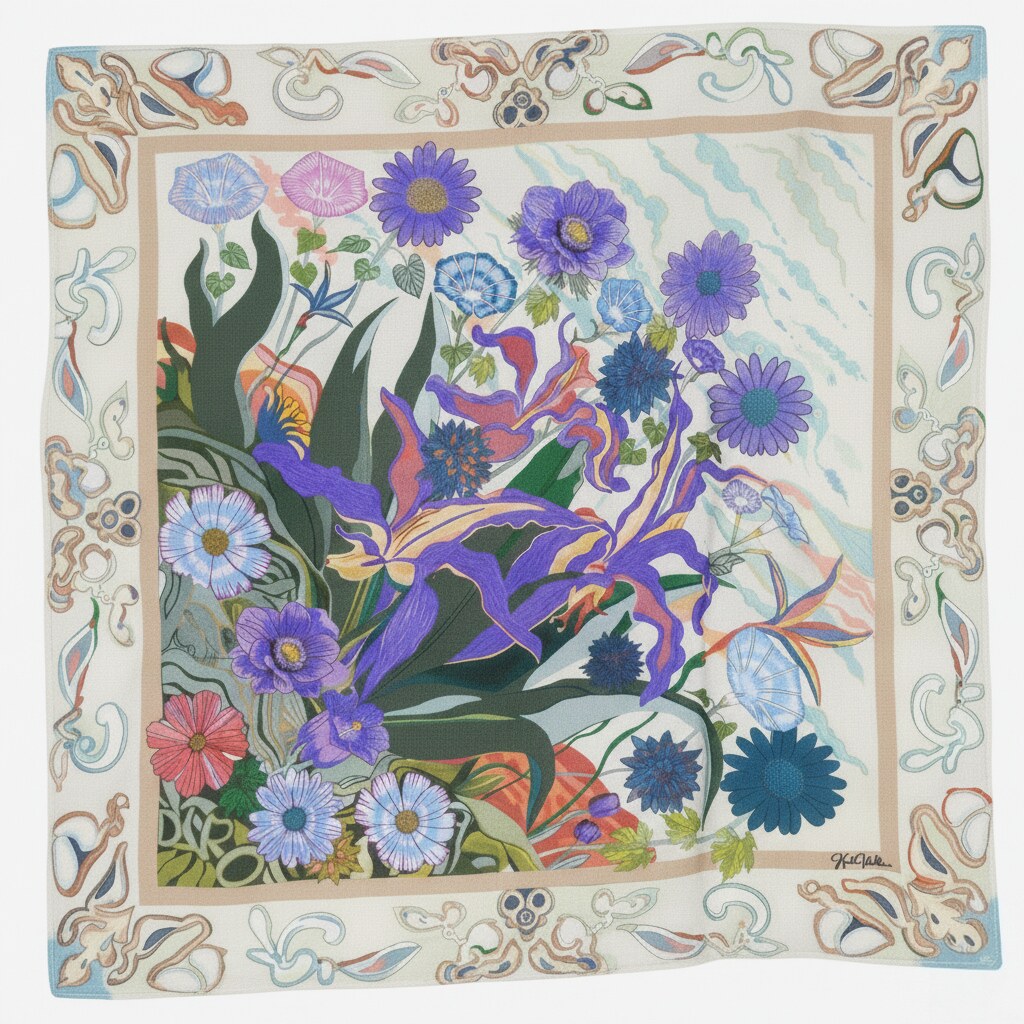 Daro Flower Blossom Don't Cry — Bawal 45" · Cotton Voile
