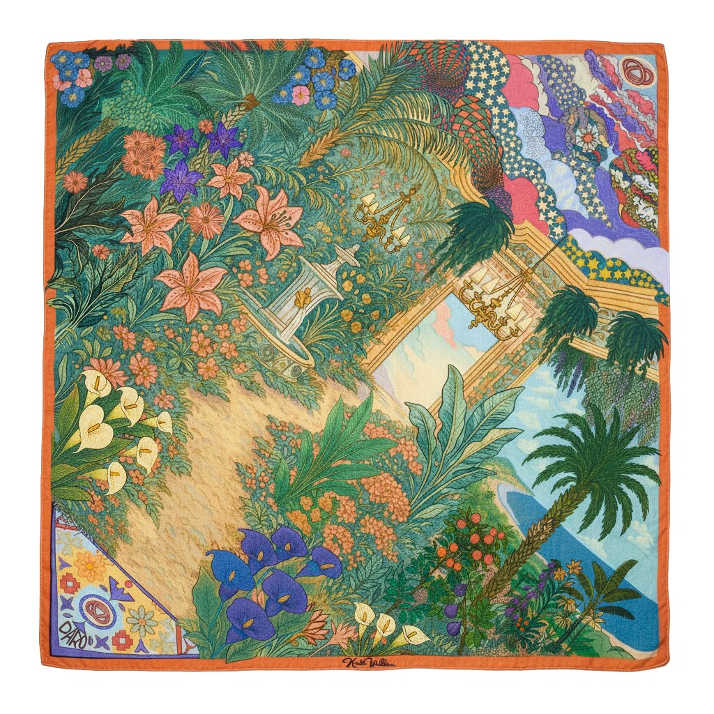 Daro Eden Garden — Bawal 45" · Cotton Voile